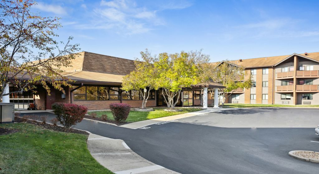 Exterior view of the Center Place Senior Apartments