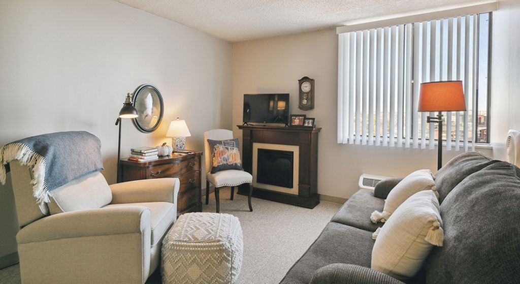 Cozy living room with comfortable furniture