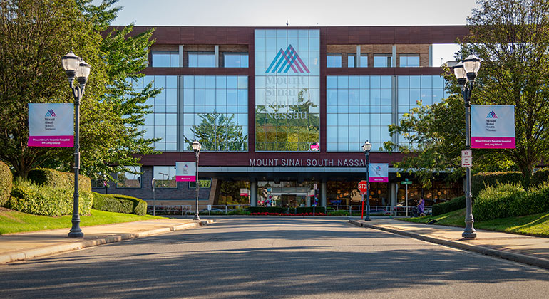 Exterior view of Mount Sinai South Nassau facility
