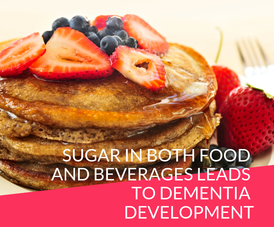Close-up of pancakes topped with fruits