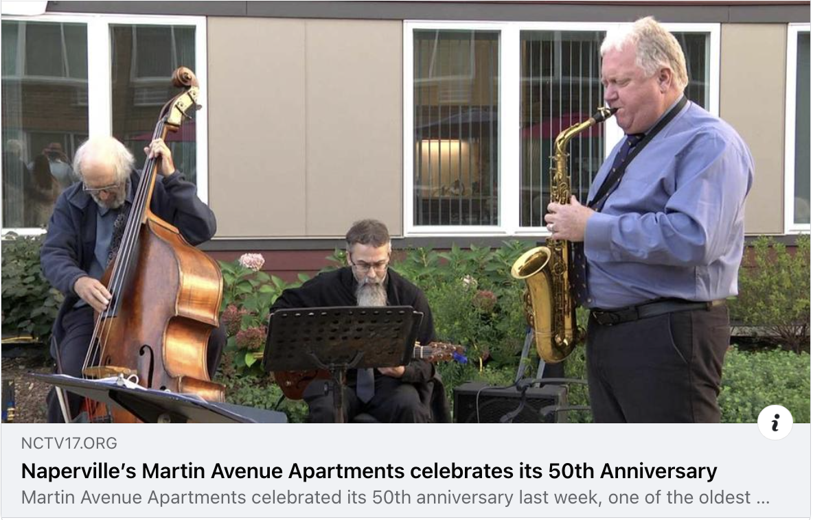 Musicians performing at the 50th anniversary celebration.