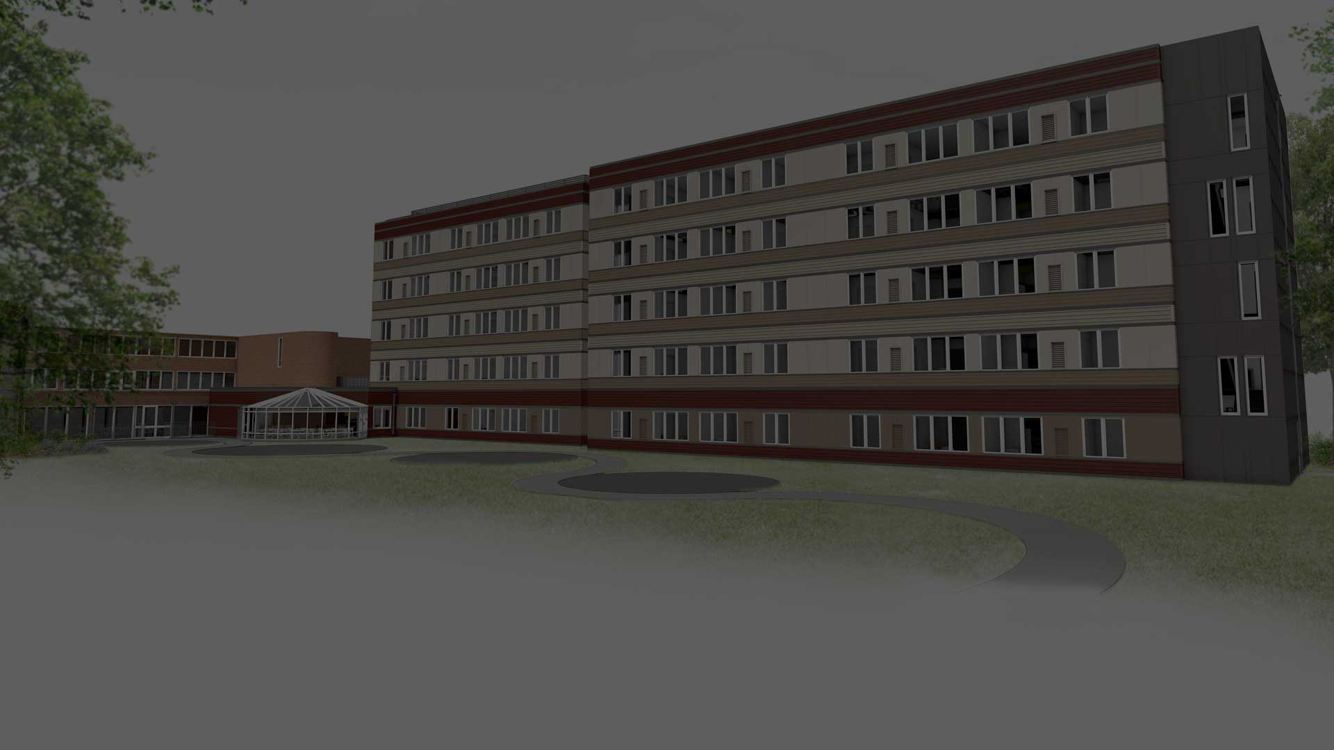 Exterior view of The Martin Avenue Apartments