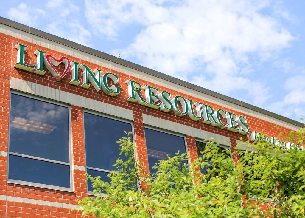 Exterior view of Living Resources building.