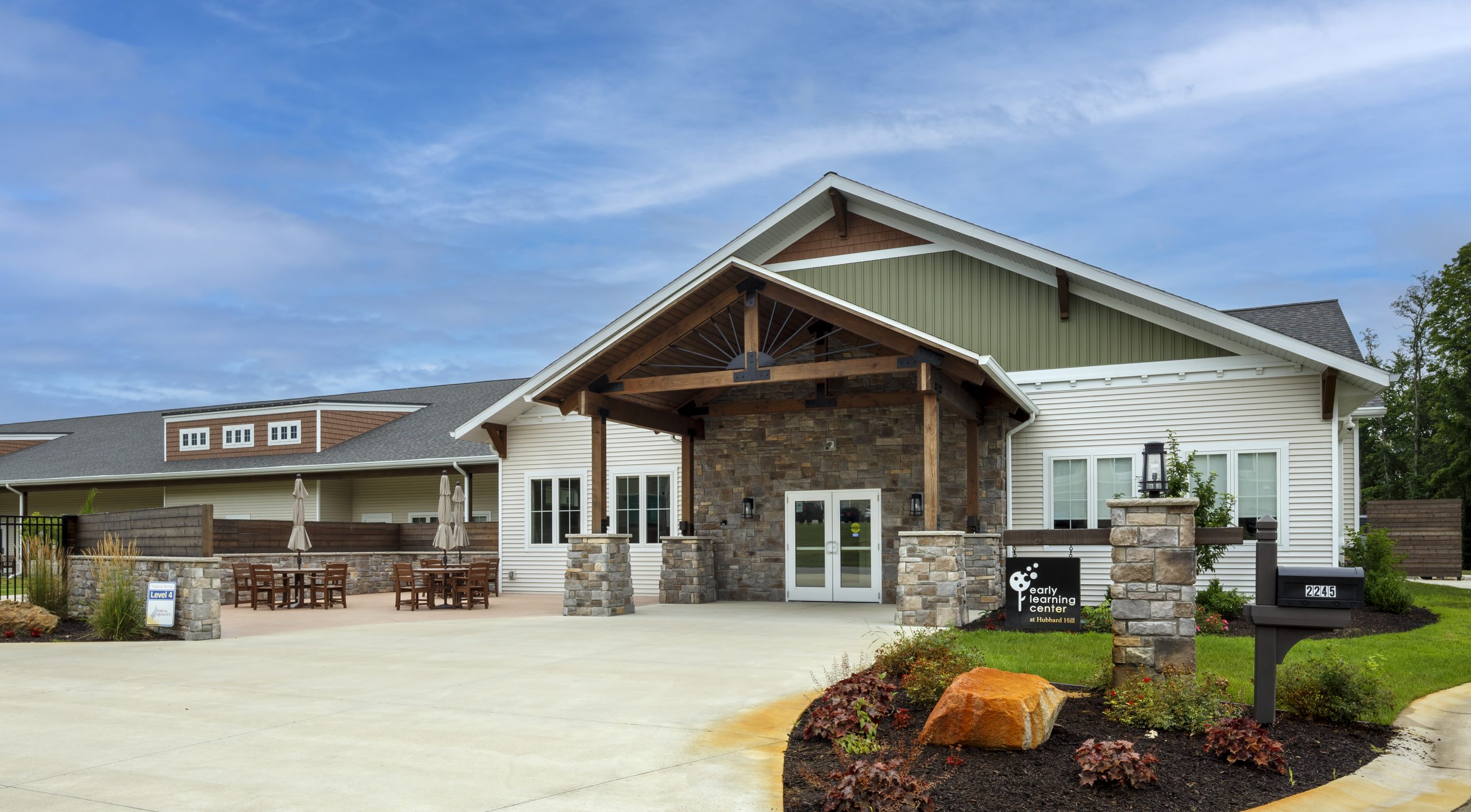 Exterior view of Hubbard Hill Village entrance