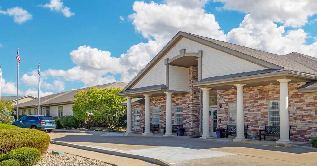 Exterior view of Antioch Valley Senior Living facility