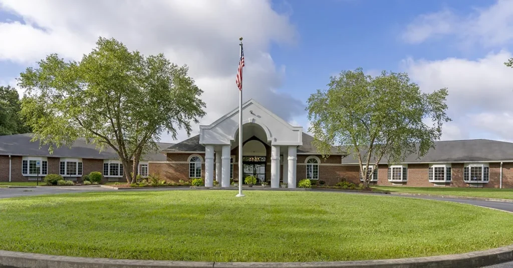 Exterior view of the Antioch Valley Senior Living facility