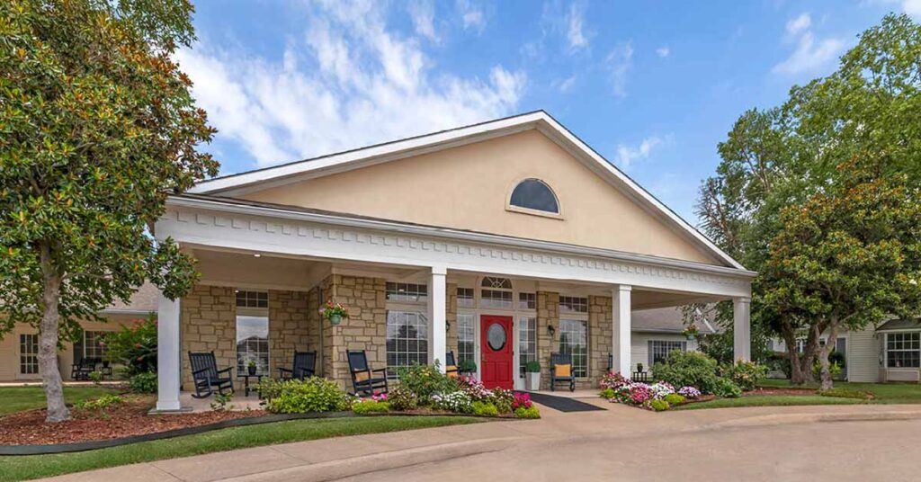 Front entrance of Antioch Valley Senior Living facility
