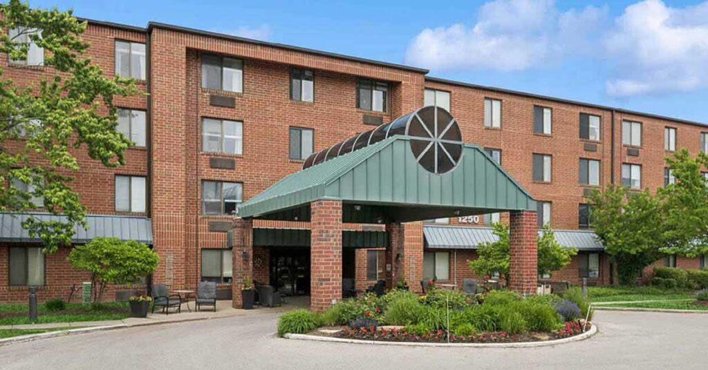 Exterior view of Antioch Valley Senior Living facility