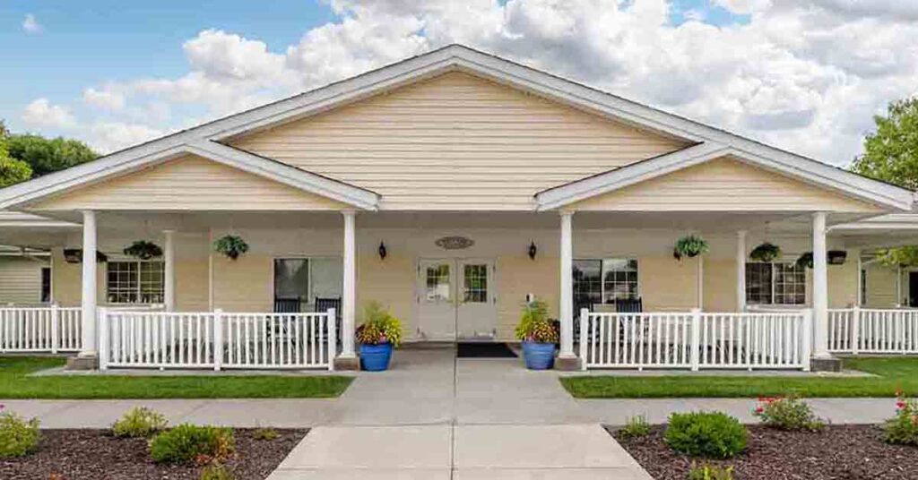 Front entrance of Antioch Valley Senior Living facility