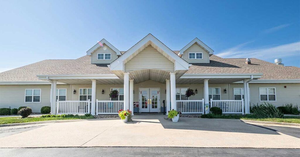 Exterior view of the Antioch Valley Senior Living facility