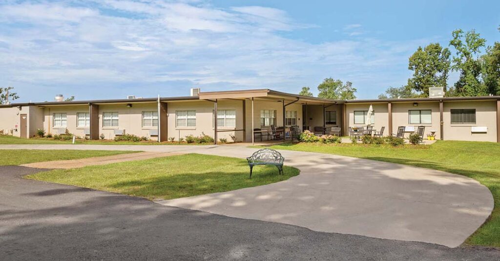 Exterior view of Antioch Valley Senior Living building