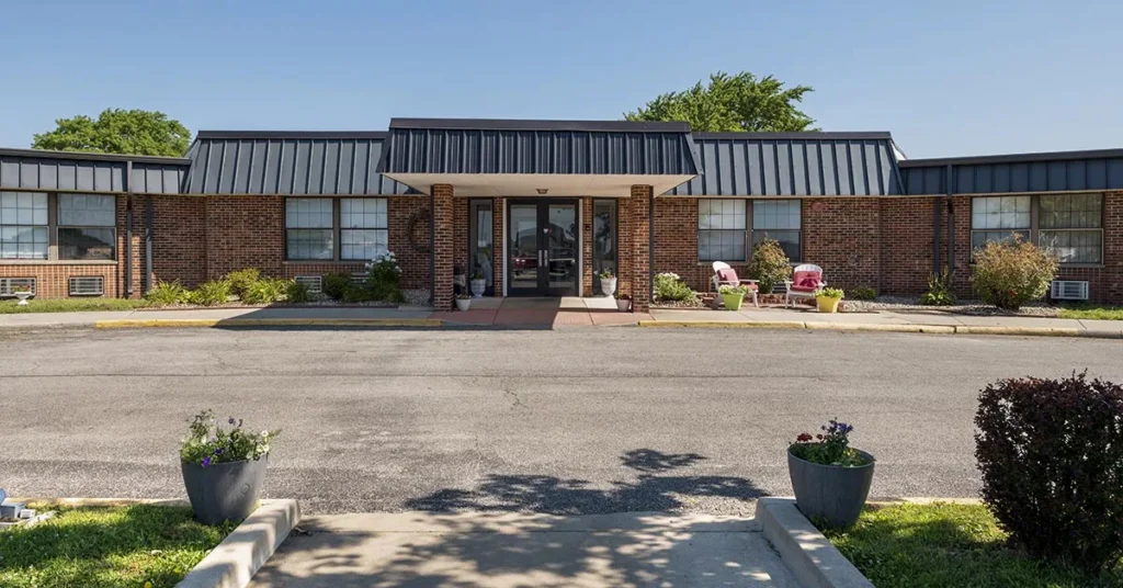 Exterior view of the Antioch Valley Senior Living facility