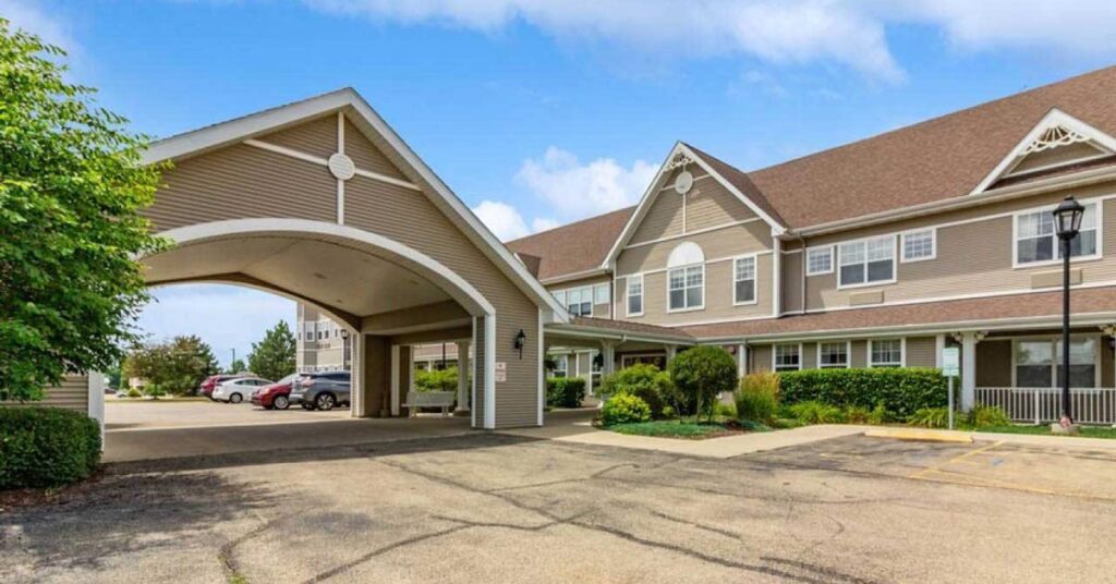 Exterior view of the Antioch Valley Senior Living facility