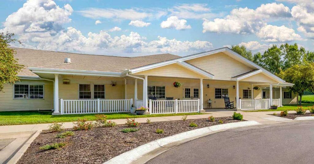 Exterior view of the Antioch Valley Senior Living facility