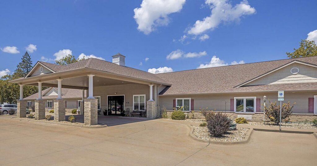 Exterior view of the Antioch Valley Senior Living facility