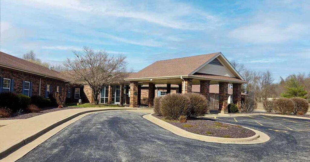 Exterior view of Antioch Valley Senior Living facility