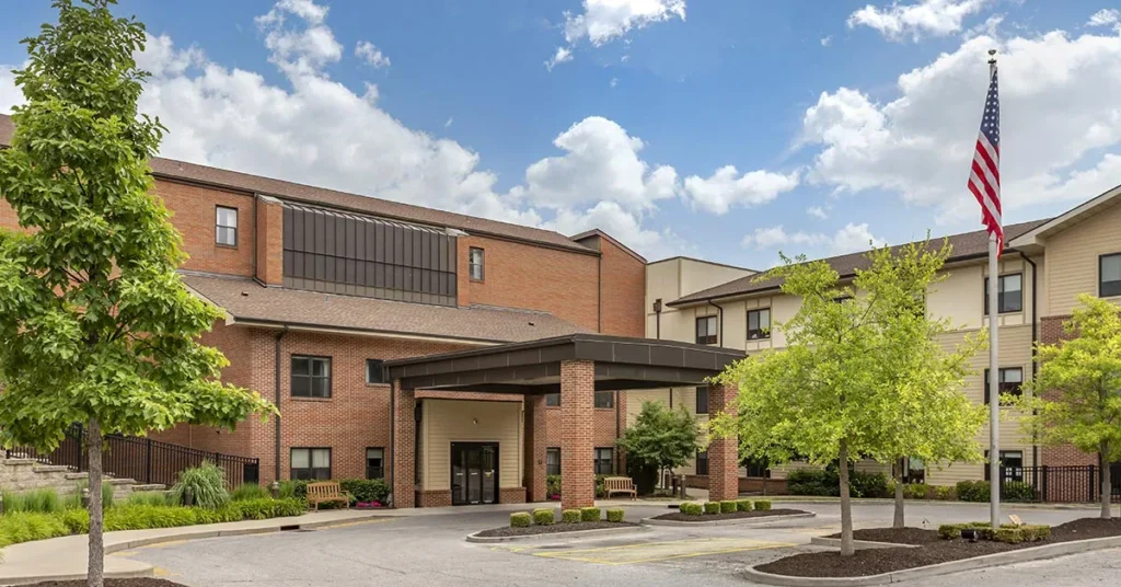 Exterior view of the Antioch Valley Senior Living facility