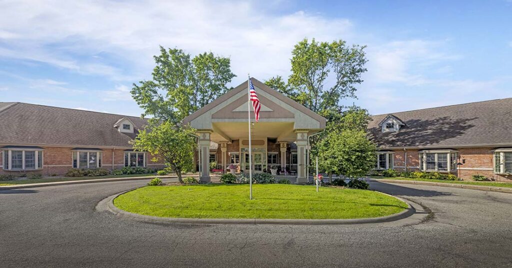 Exterior view of Antioch Valley Senior Living facility