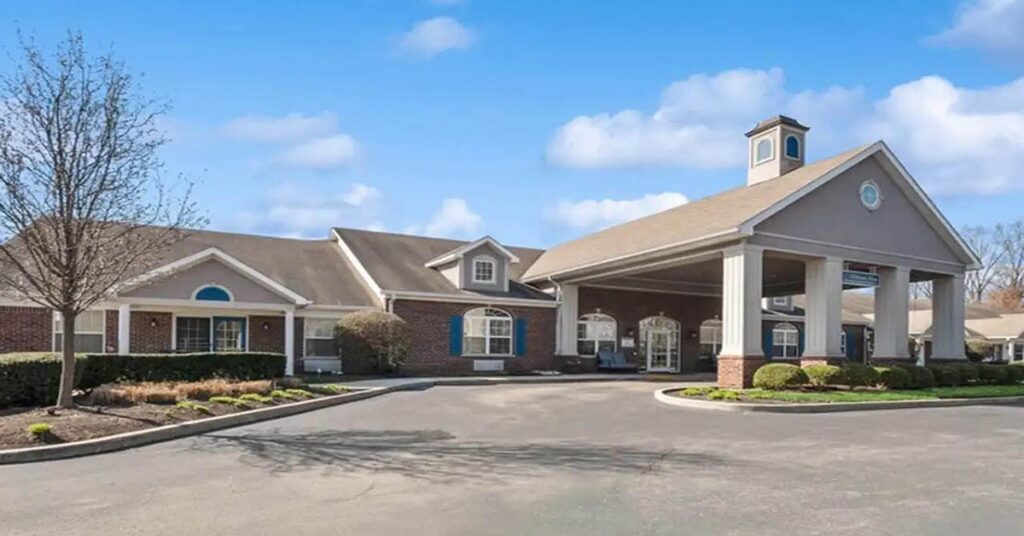 Exterior view of Antioch Valley Senior Living entrance