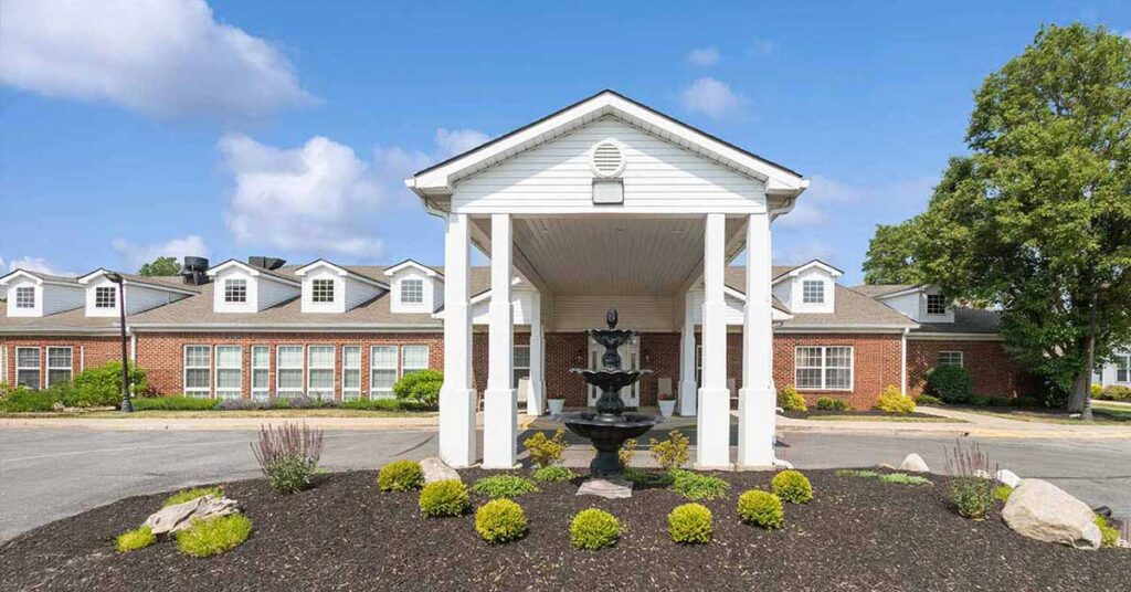 Front entrance of Antioch Valley Senior Living facility