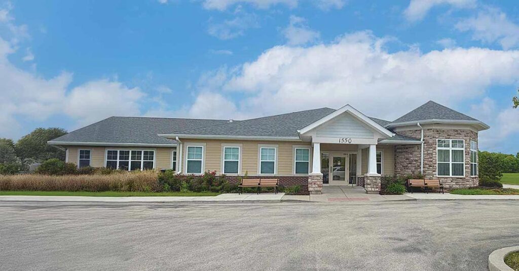 Exterior view of Antioch Valley Senior Living facility