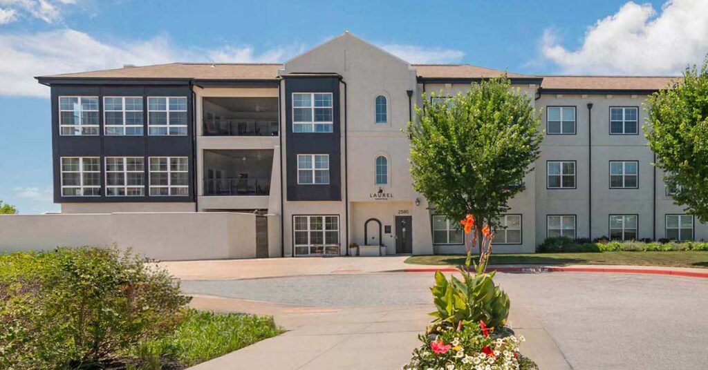 Exterior view of Antioch Valley Senior Living facility