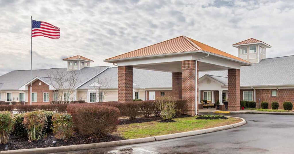 Exterior view of Antioch Valley Senior Living facility