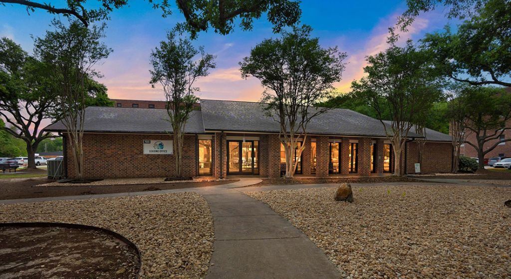Exterior view of St. Martha's Village Senior Apartments