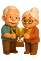 Elderly couple