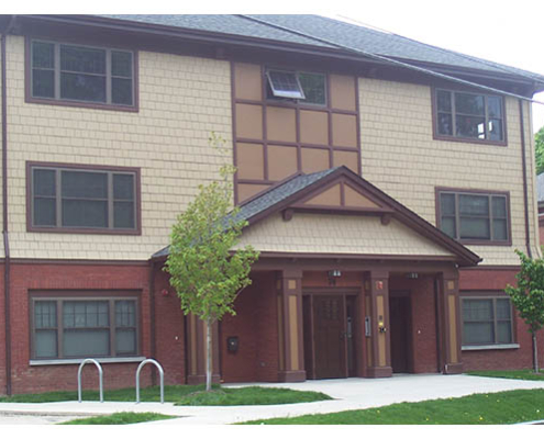 Exterior view of McKinley House residential building.