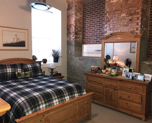 Cozy private resident room with personal touches
