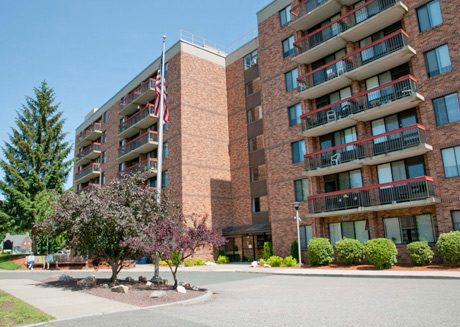 Exterior view of McKinley House with landscaping.