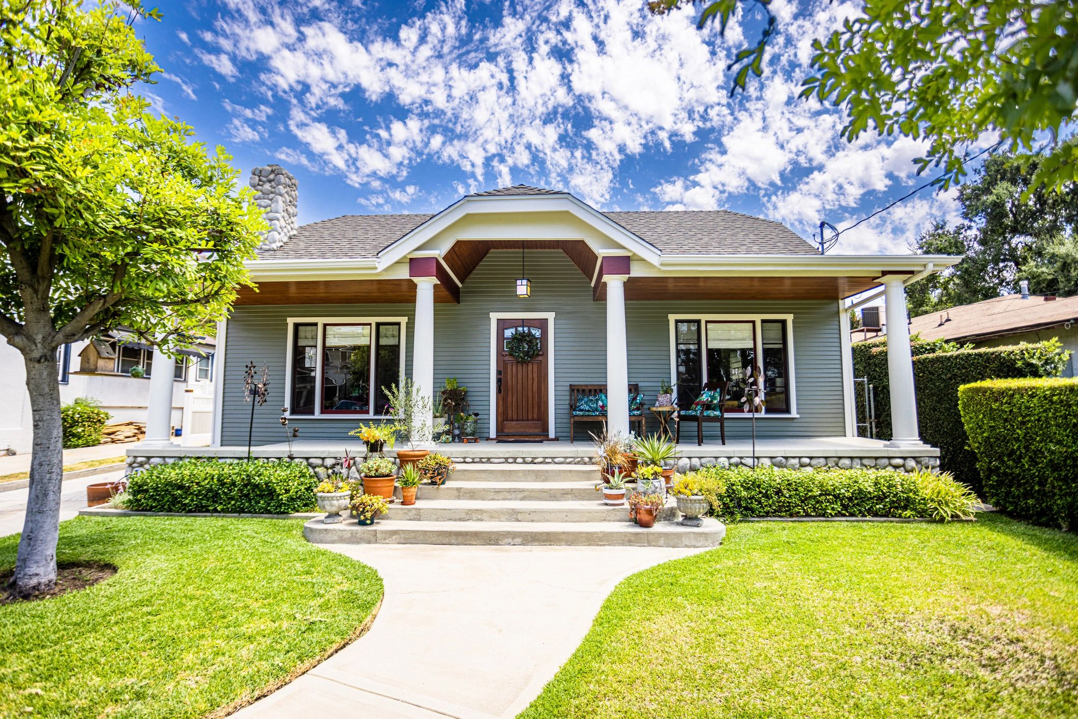 Charming exterior of a senior living facility
