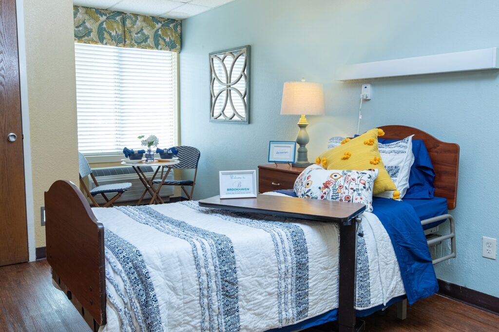 Cozy resident room with decorative elements