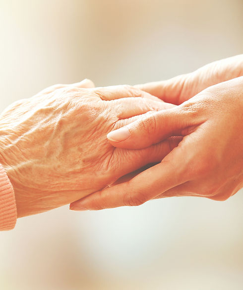 Close-up of hands being held
