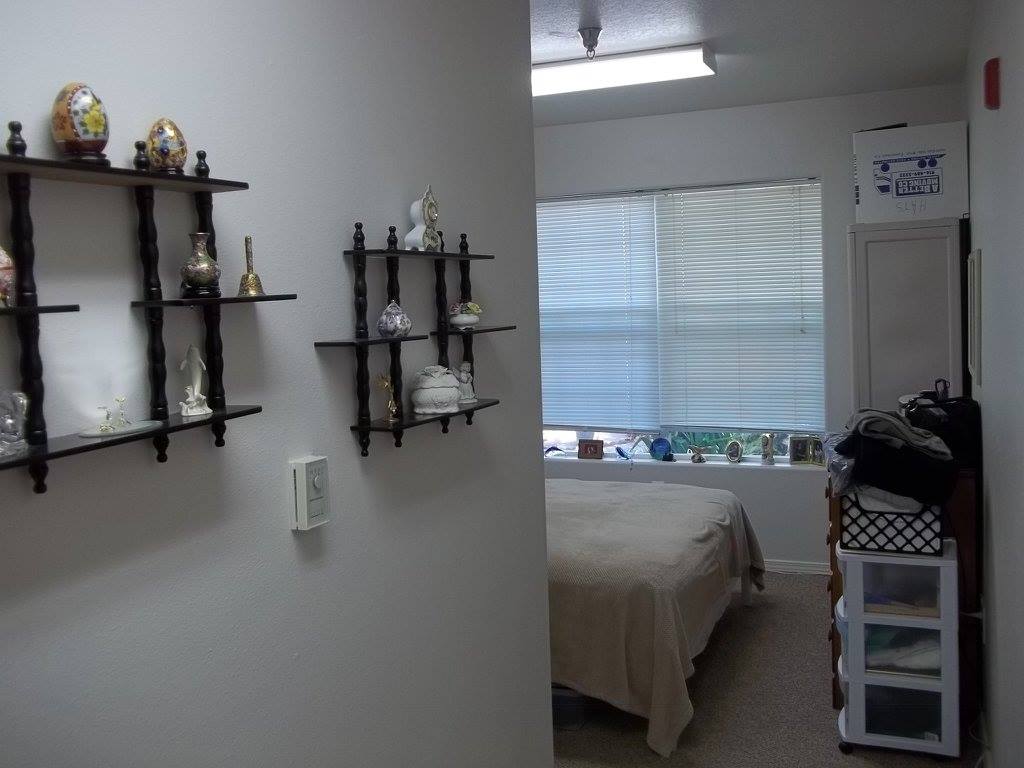 Cozy interior view of a resident's room