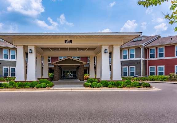 Exterior view of The Lodge at Johns Rd facility