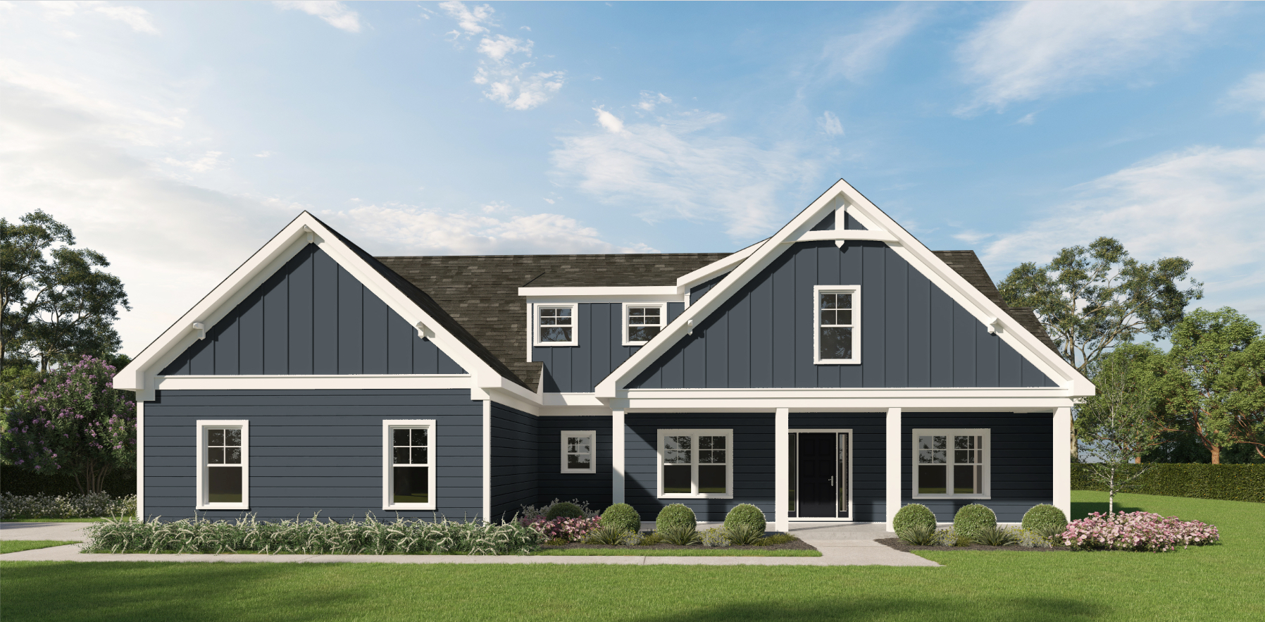 Exterior view of a modern assisted living facility