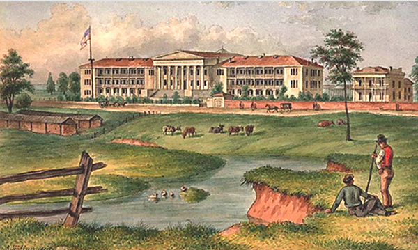 Historic view of the Armed Forces Retirement Home campus.