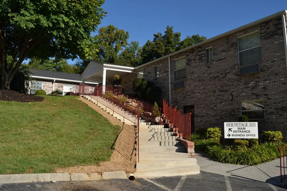 Exterior view of Hermitage Health Center entrance