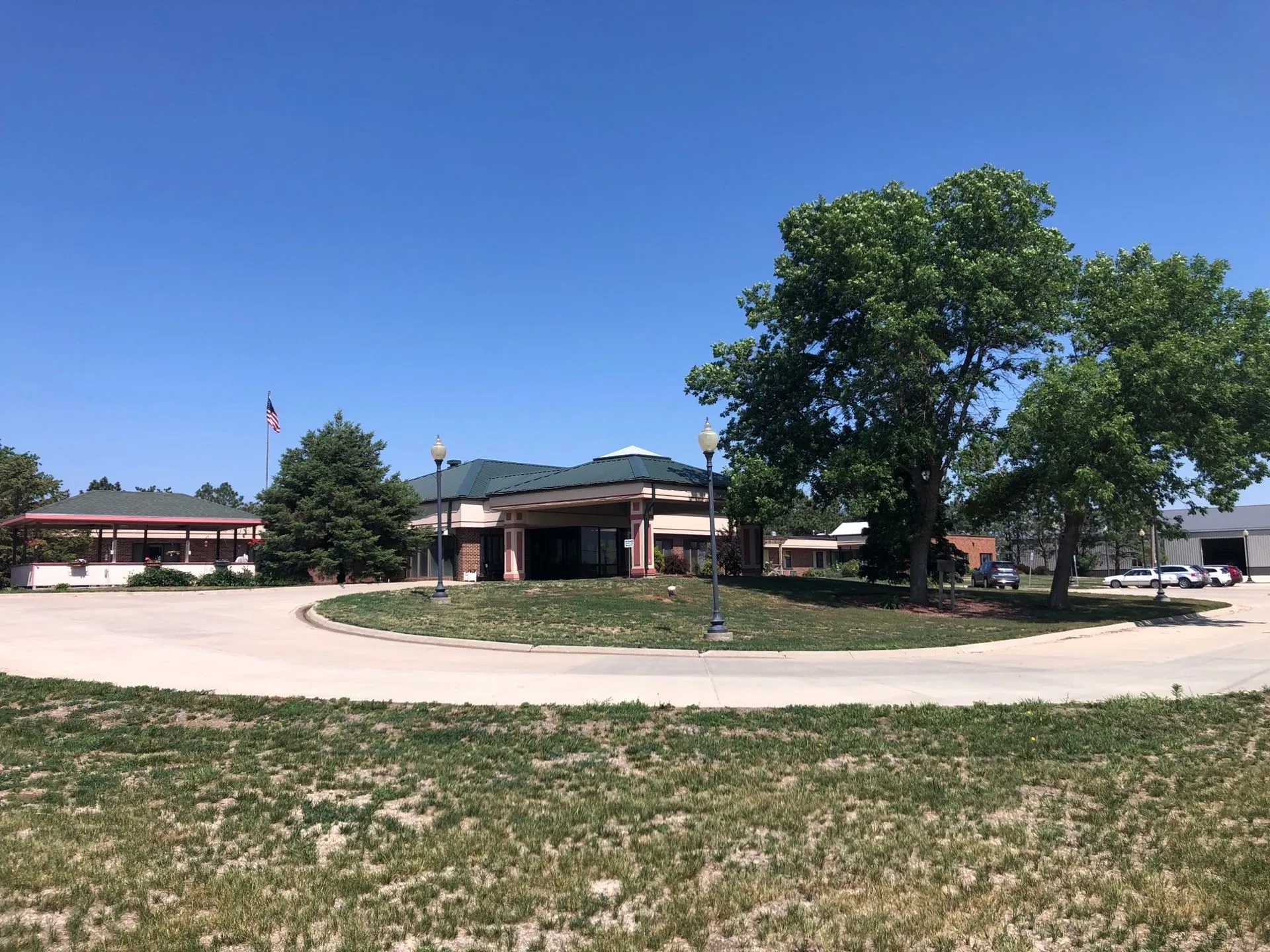 Exterior view of the Wilber Care Center facility