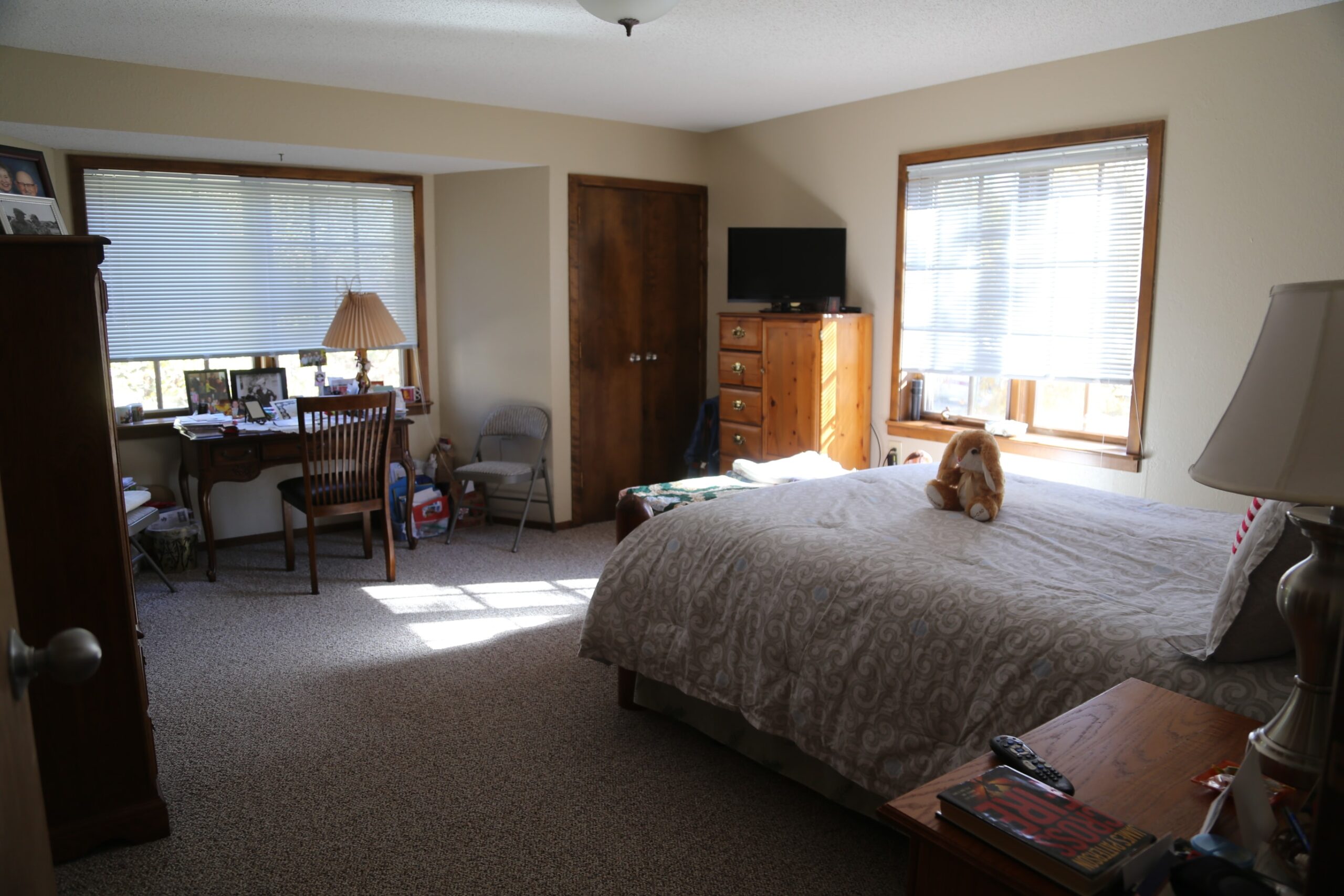 Cozy private resident room with natural light