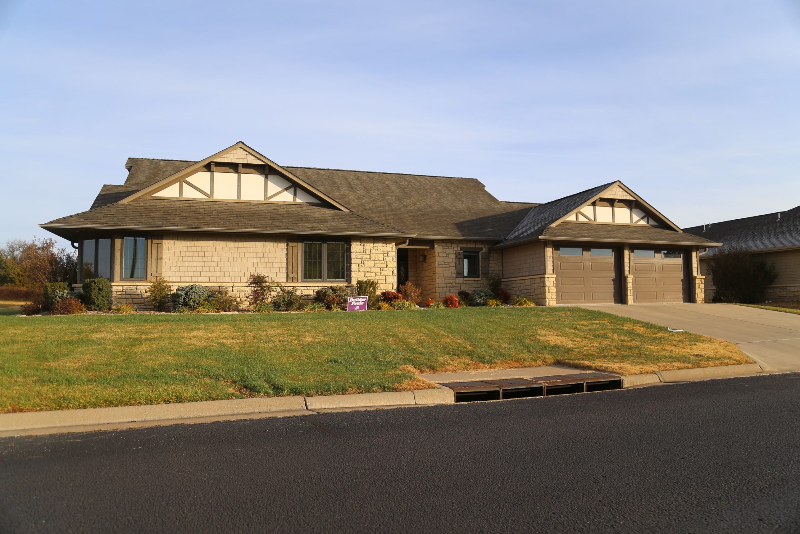 Exterior view of a single-story assisted living facility