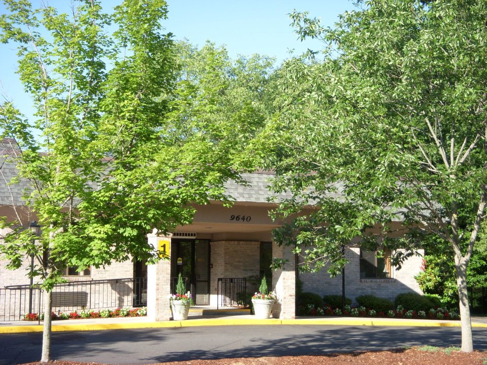 Front entrance of Burke Health & Rehabilitation Center