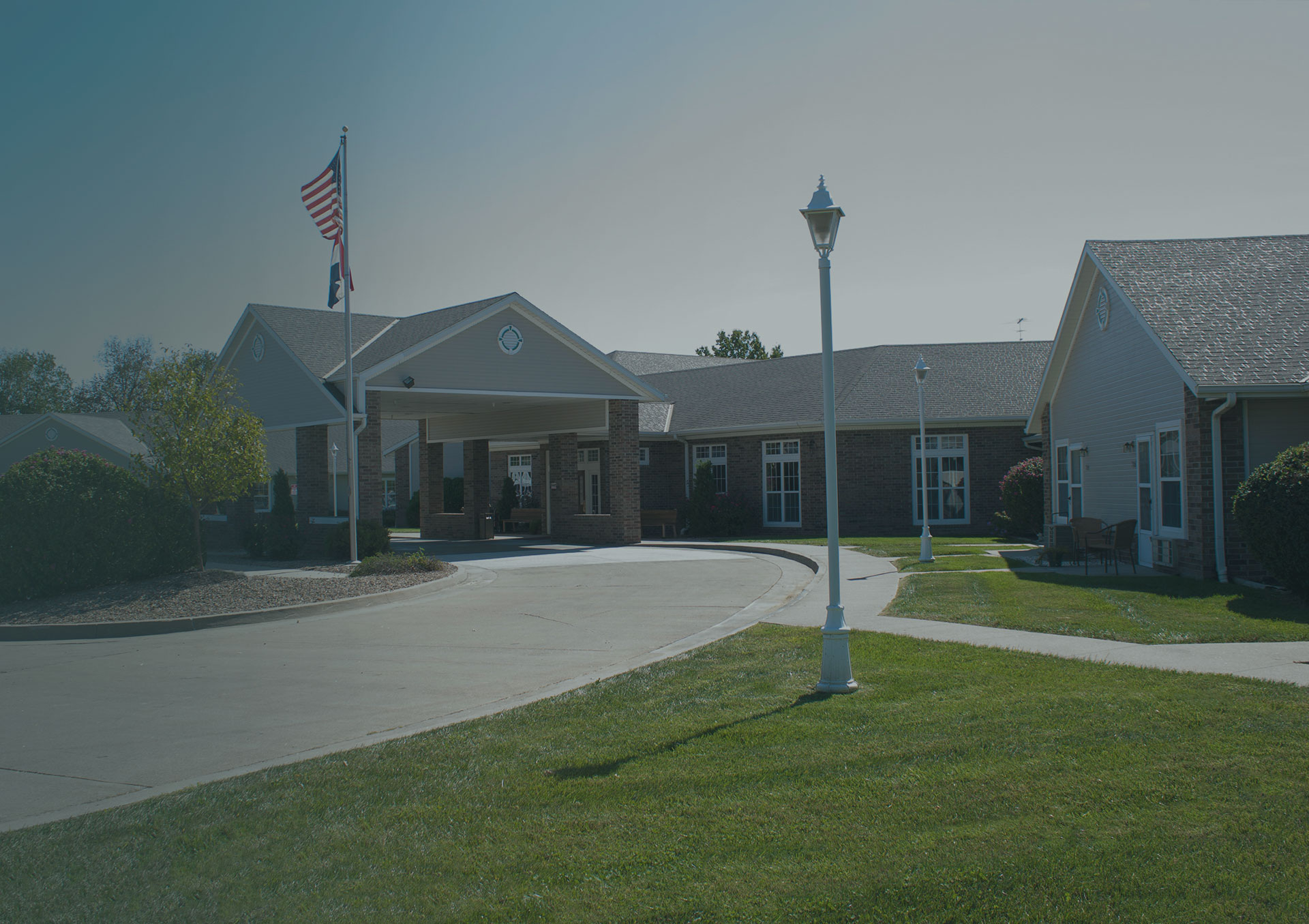 Front entrance of Country Club Rehab & Healthcare Center