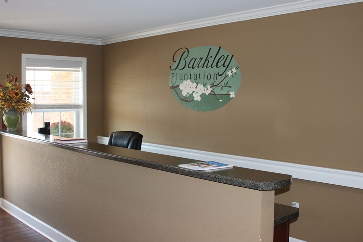 Reception area of Barkley Plantation Assisted Living
