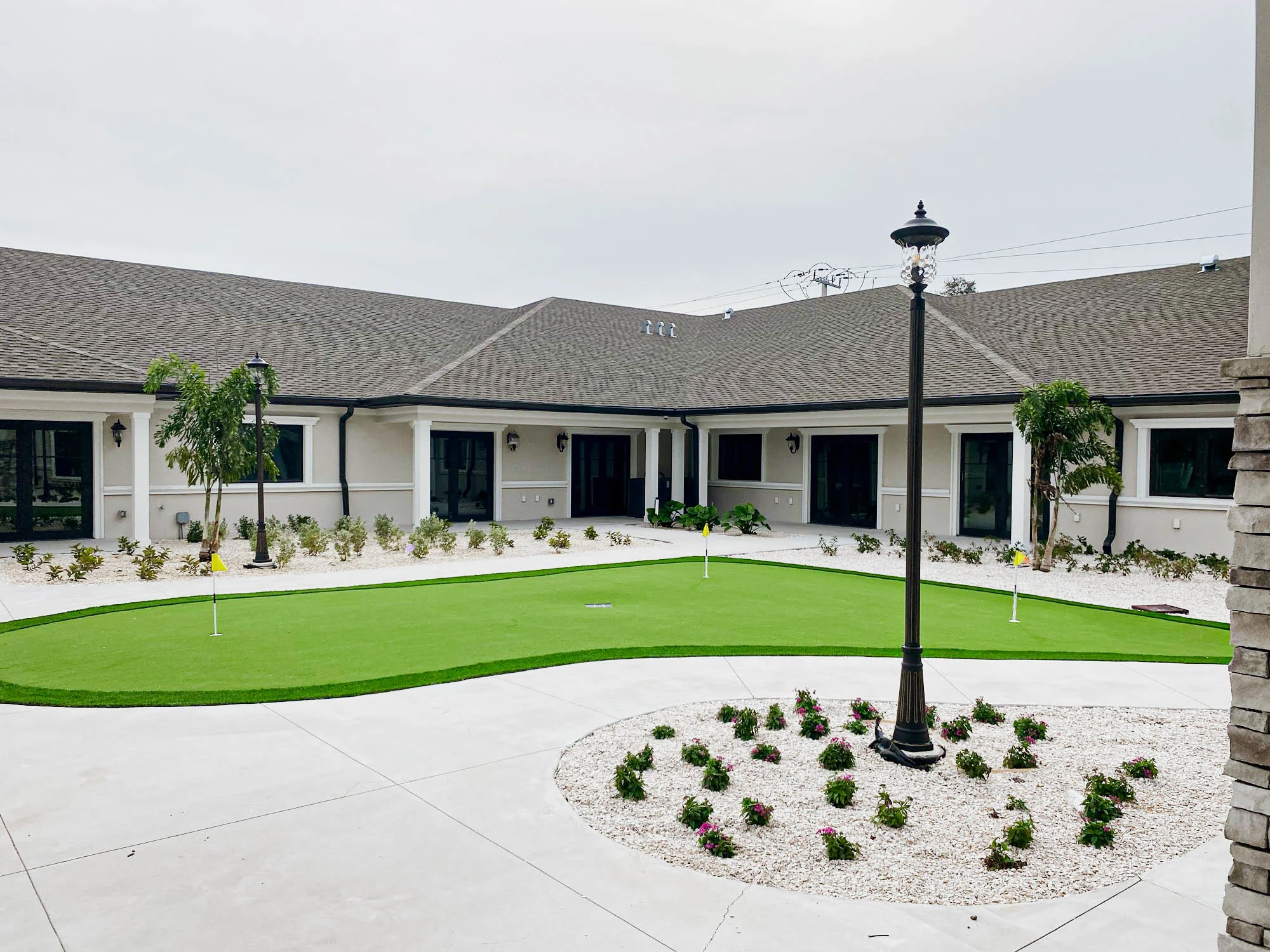 View of landscaped outdoor space at Sarasota Villas