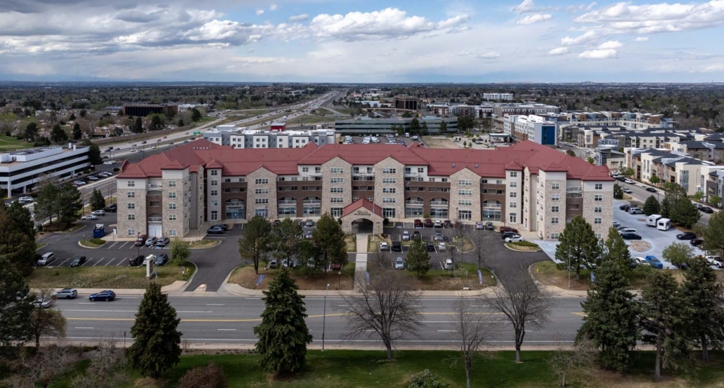 Aerial view of The Springs at St. Andrews Village