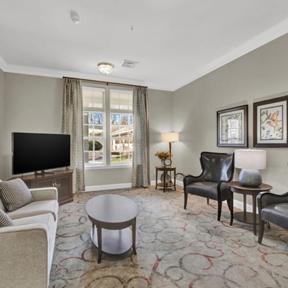 Cozy common area with comfortable seating
