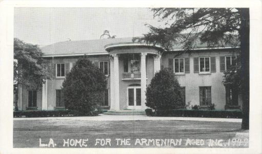 Historic building exterior of Ararat Home